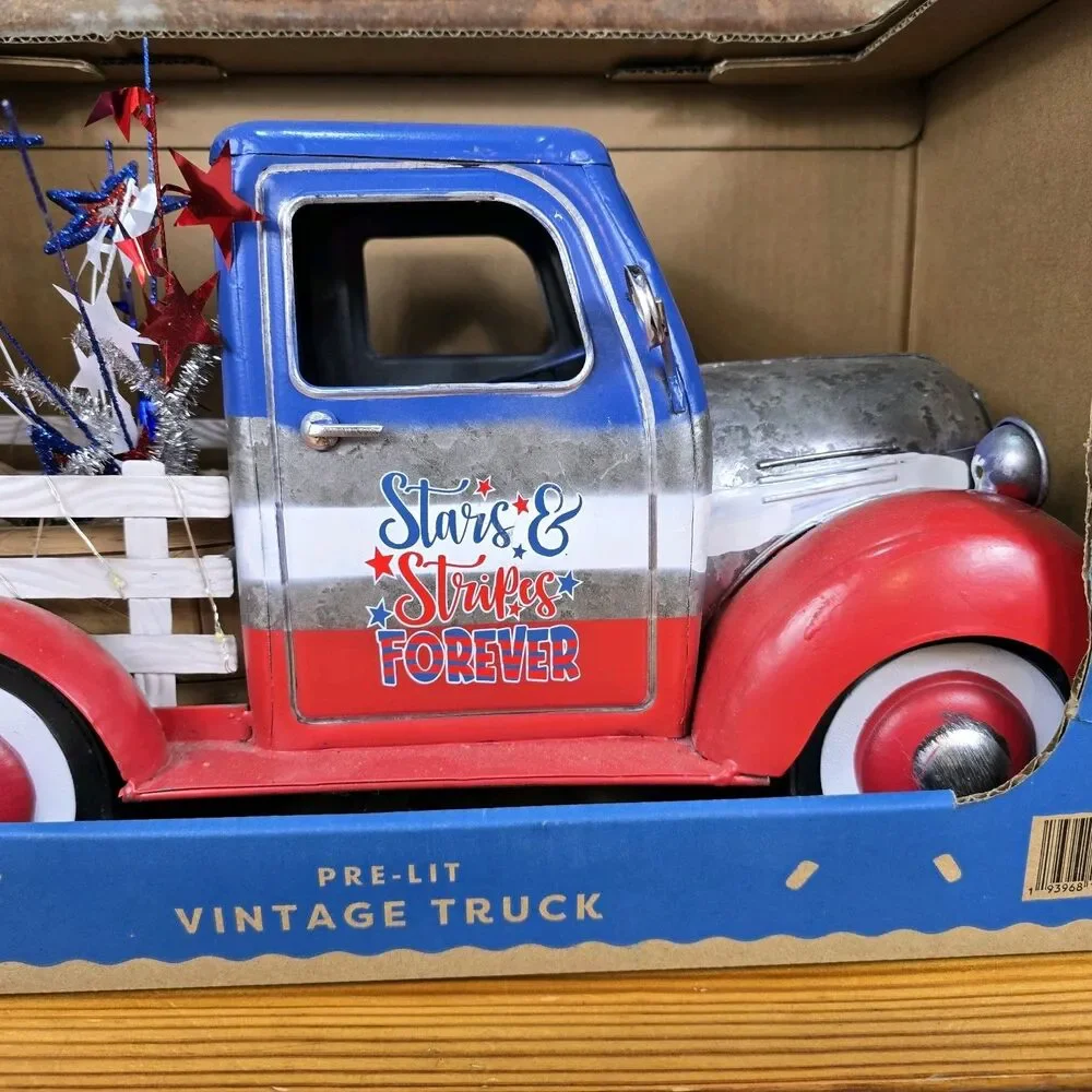 Members Mark Prelit Vintage Trucks July4th